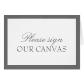 Grijs en wit | Weddenschap (Voorkant Horizontaal)