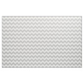 Grijs en wit Zigzag Chevron Pattern Stof (Yard (91,4 cm))