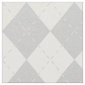 Grijs en Witte Argyle Stof (Close Up)