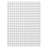 Grijs en Witte Argyle Tafelkleed (Voorkant)
