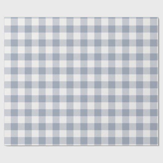 Grijs en witte buffelplaat cadeaupapier (Vlak)