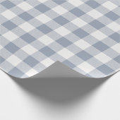 Grijs en witte buffelplaat cadeaupapier (Hoek)