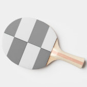 GRIJS- en witte kaasplaat Tafeltennisbatje (Zijkant)