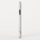 Grijs en witte marmer Case-Mate iPhone case (Achterkant/rechts)