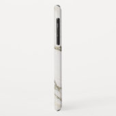 Grijs en witte marmer Case-Mate iPhone case (Achterkant/links)