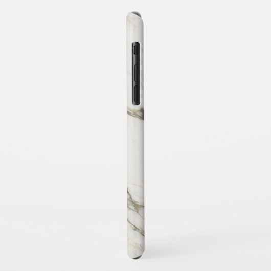 Grijs en witte marmer Case-Mate iPhone case (Achterkant/links)