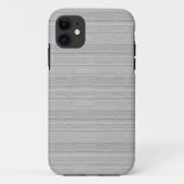 Grijs en witte strepen, getextureerd Case-Mate iPhone case (Achterkant)