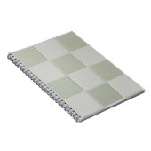 Grijs en witte tegels notitieboek (Rechterzijde)