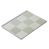 Grijs en witte tegels notitieboek (Linkerzijde)