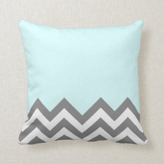 Grijs en witte zigzag Pillow Kussen