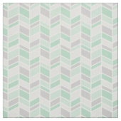 Grijs en Zeevruchten Visgraat Chevron Stof (Swatch)