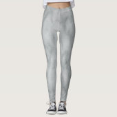 Grijs en zilver leggings (Voorkant)