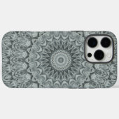 Grijs en Zilver Mandala Patroonontwerp Case-Mate iPhone Case (Achterkant (horizontaal))