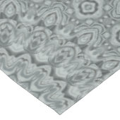 Grijs en Zilver Mandala Patroonontwerp Tafelkleed (Gekanteld)