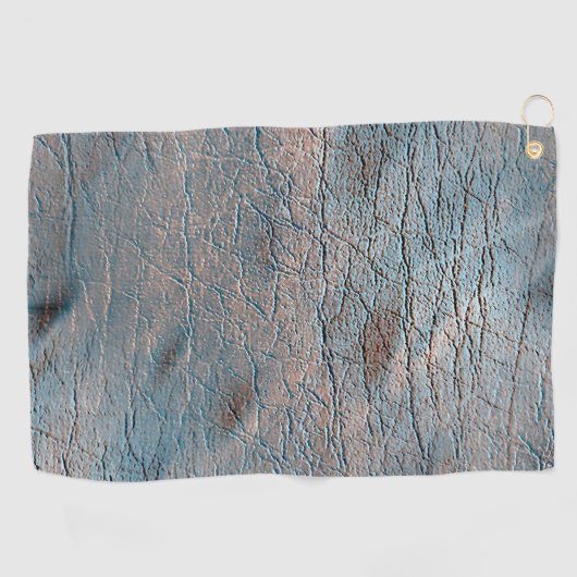 Grijs en zout leder, gekleurd met een satijntint golfhanddoek (Horizontaal)