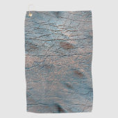 Grijs en zout leder, gekleurd met een satijntint golfhanddoek (Voorkant)