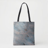 Grijs en zout leder, gekleurd met een satijntint tote bag (Voorkant)