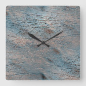 Grijs en zout leder, gekleurd met een satijntint vierkante klok (Voorkant)