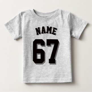Grijs en zwart Baby | Sport Jersey