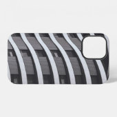 GRIJS EN ZWART COMMERCIEEL GEBOUW iPhone HOESJE (Achterkant horizontaal)