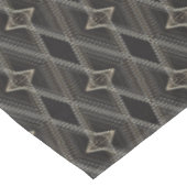 Grijs en zwart diamantpatroon Modern geometrisch Tafelkleed (Gekanteld)