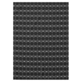 Grijs en zwart Harlequin-ontwerp met Gothic Cross Tafelkleed (Voorkant)