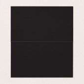 Grijs en zwart Levendig, Vet Bloempatroon Teken Visitekaartje (Binnenkant ongevouwen)