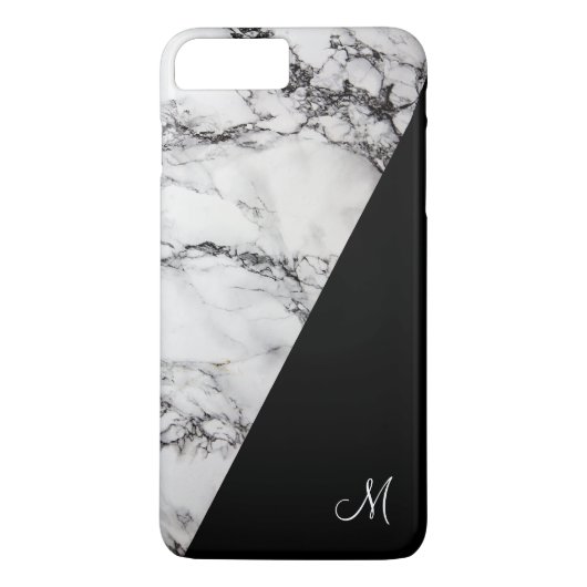 Grijs en zwart marmeren steentextuur Case-Mate iPhone case (Achterkant)