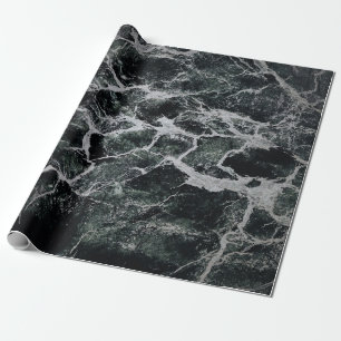Grijs en zwart schilderij cadeaupapier