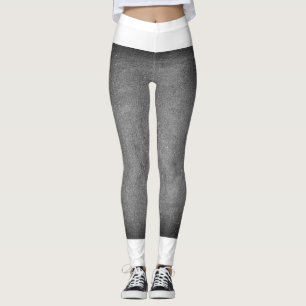 Grijs en zwart wit leggings