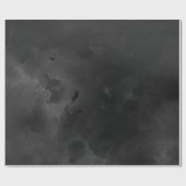 Grijs en Zwarte Waterverf Cadeaupapier (Vlak)