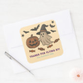 Grijs Eng Halloween Sticker – Spoken, Vleermuizen (Envelop)
