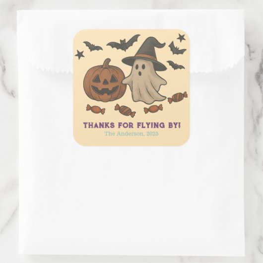 Grijs Eng Halloween Sticker – Spoken, Vleermuizen  (Tas)