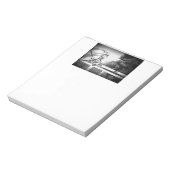 Grijs Engels paard Note Pad Notitieblok (Linkerzijde)