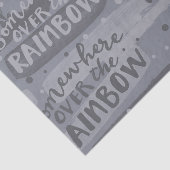 GRIJS ERGENS BOVEN DE REGENBOOG TISSUEPAPIER (Detail)