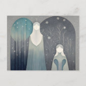 Grijs Familieportret, Postcrossing Briefkaart (Voorkant)