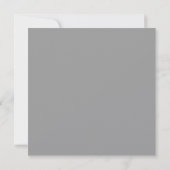 Grijs/Fancy Kunstdeco sparen de Datum uitnodigen Save The Date (Achterkant)