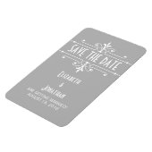 Grijs Fancy Versiering sparen de Magneet van de Da (Linkerzijde)