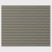 Grijs, Faux Gold 34e (34e) evenement Cadeaupapier (Vlak)