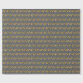 Grijs, Faux Gold 46e (46e) evenement Cadeaupapier (Vlak)