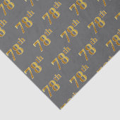 Grijs, Faux Gold 78ste (achtenzeventigste) eveneme Tissuepapier (Detail)