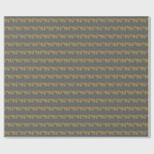 Grijs, Faux Gold 96th (Zesde negenennegentig) even Cadeaupapier (Vlak)