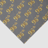 Grijs, Faux Gold 96th (Zesde negenennegentig) even Tissuepapier (Detail)