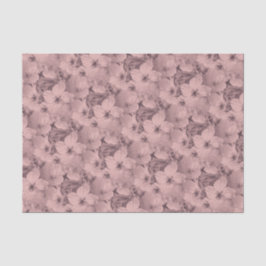 grijs Floral Pattern Chic Elegant Prachtig Tissuepapier
