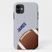 Grijs Football Aangepaste iPhone 5 Hoesje (Achterkant)