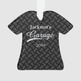 Grijs Garage Shirt Shaped Ornament
