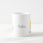 Grijs Geel Cockatiel Cute Pet Bird Koffiemok (Center)