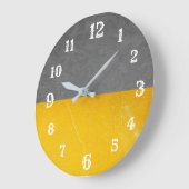 Grijs & geel Matig Klokje Grote Klok (Hoek)
