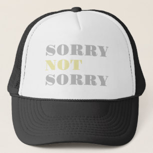 Grijs Geel Sorry niet Sorry Pet