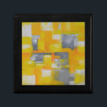 grijs geel wit abstract kunstschilderij cadeaudoosje<br><div class="desc">grijs geel wit abstract kunstschilderij</div>